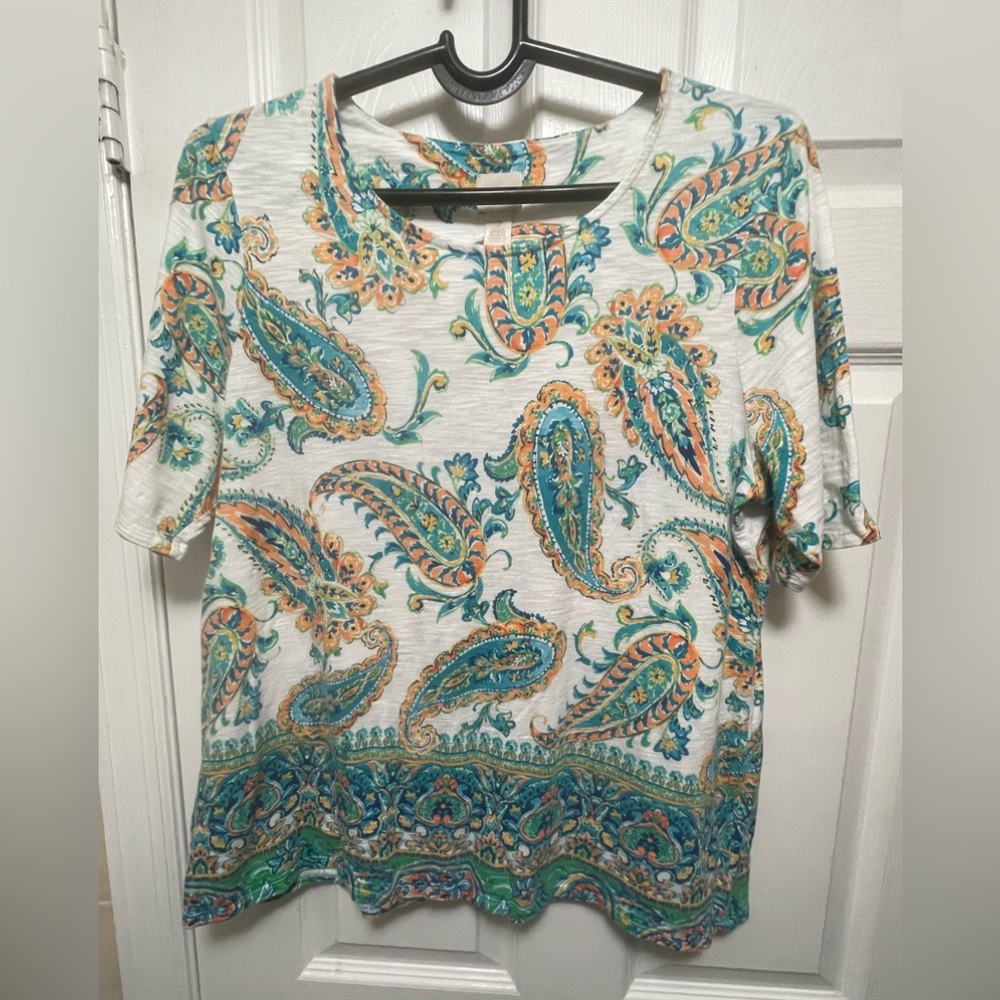Jaunty Paisley Top